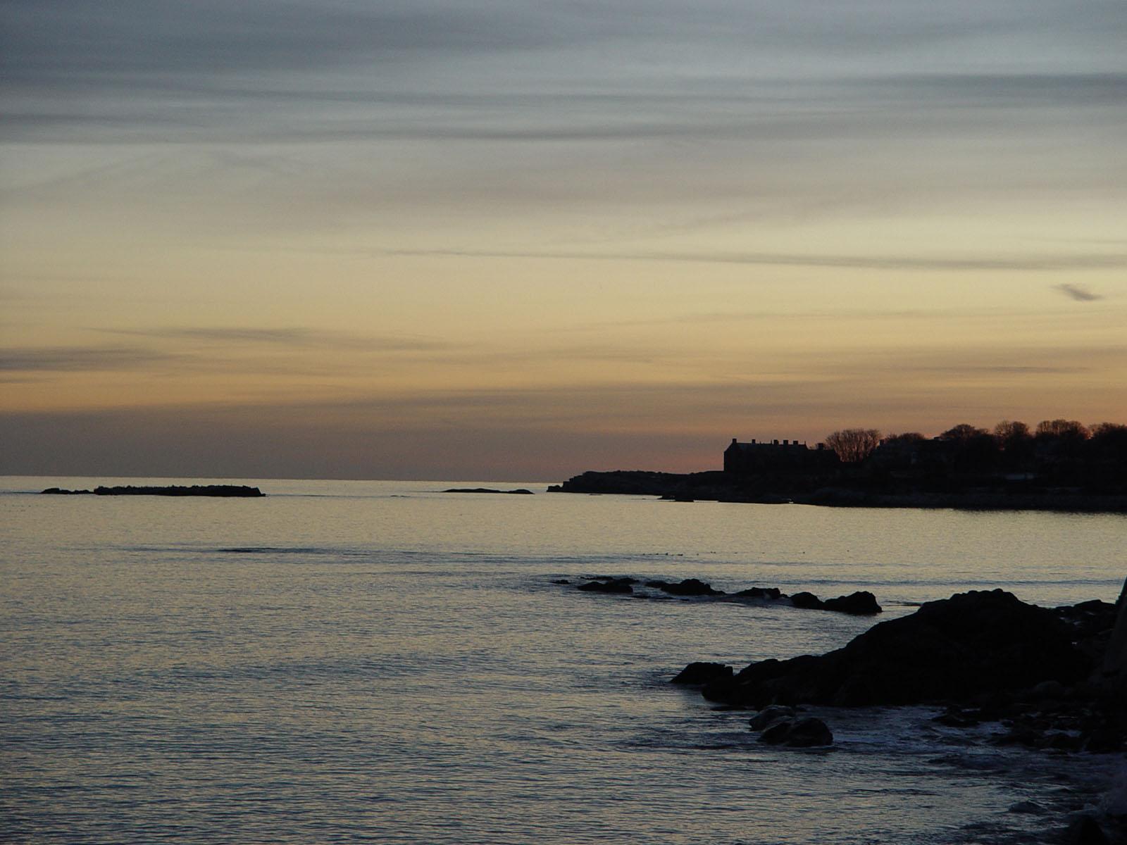 Sunset in Massachusetts.