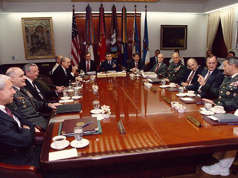 Bush and Joint chiefs