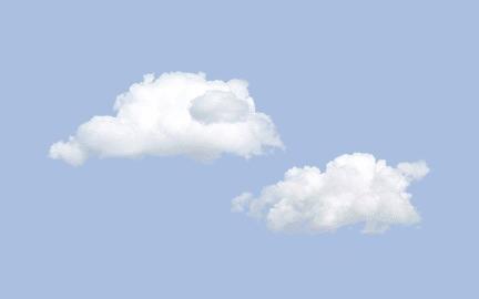 Two clouds