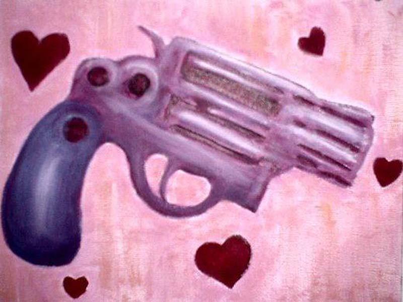 Cute little pink gun picture that i like
