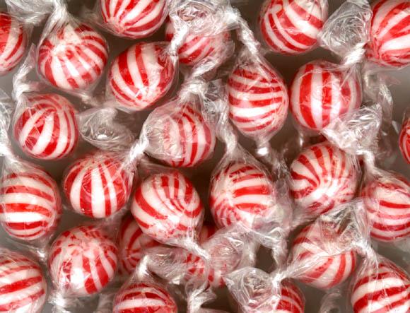 Red Spiral Candies