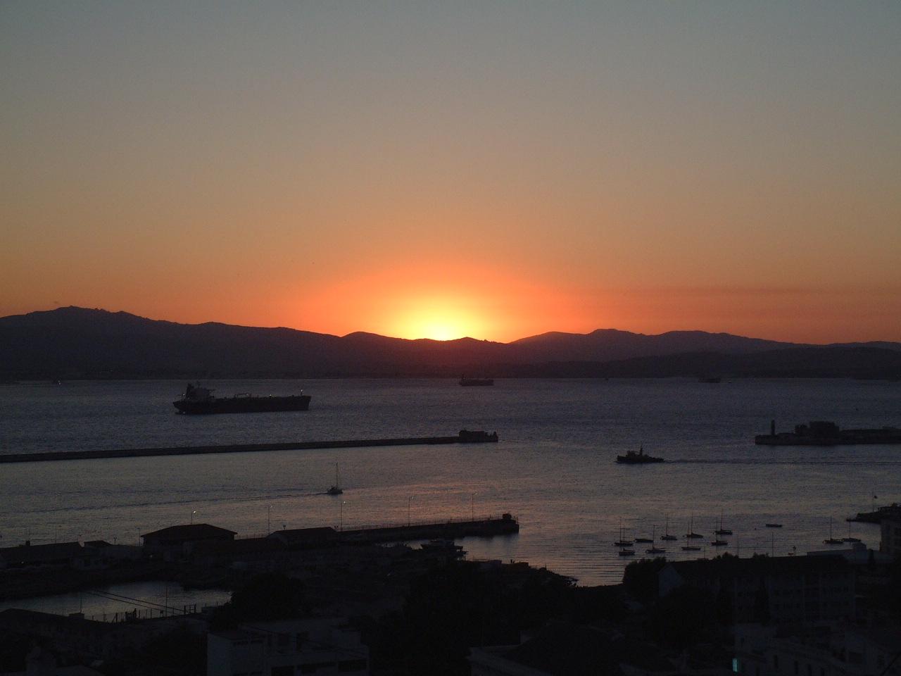 Gibraltar sunset II