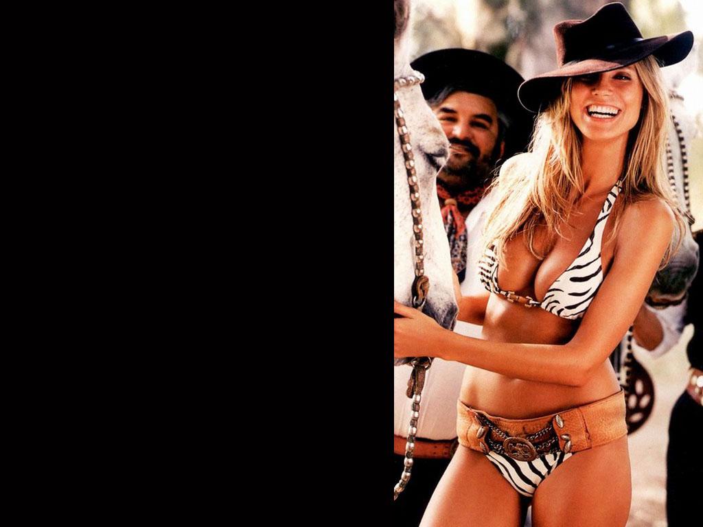 Heidi Klum as Cowgirl