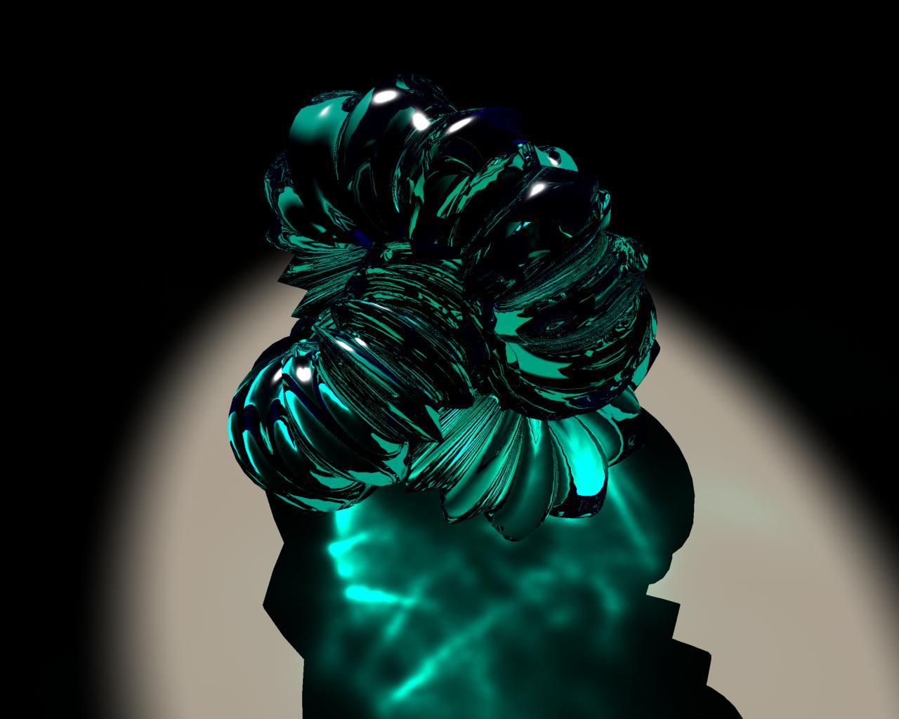 Glass Knot (Blue)