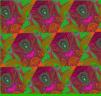background: art deco heart