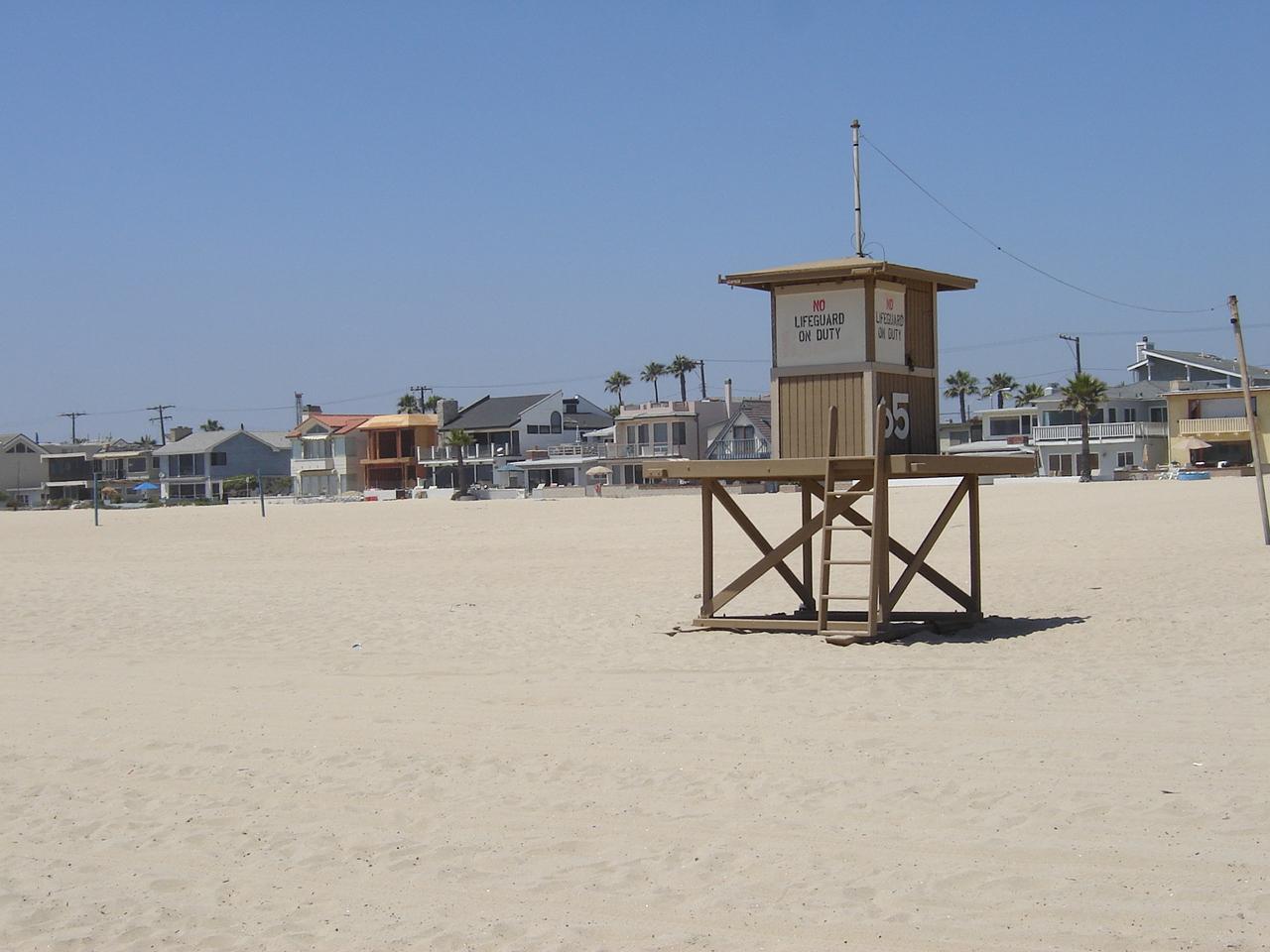the beach