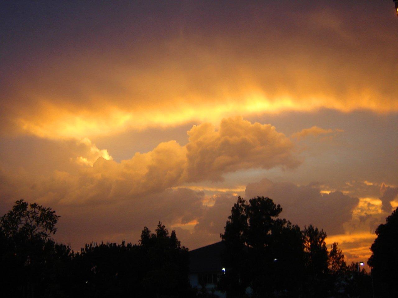intense clouds