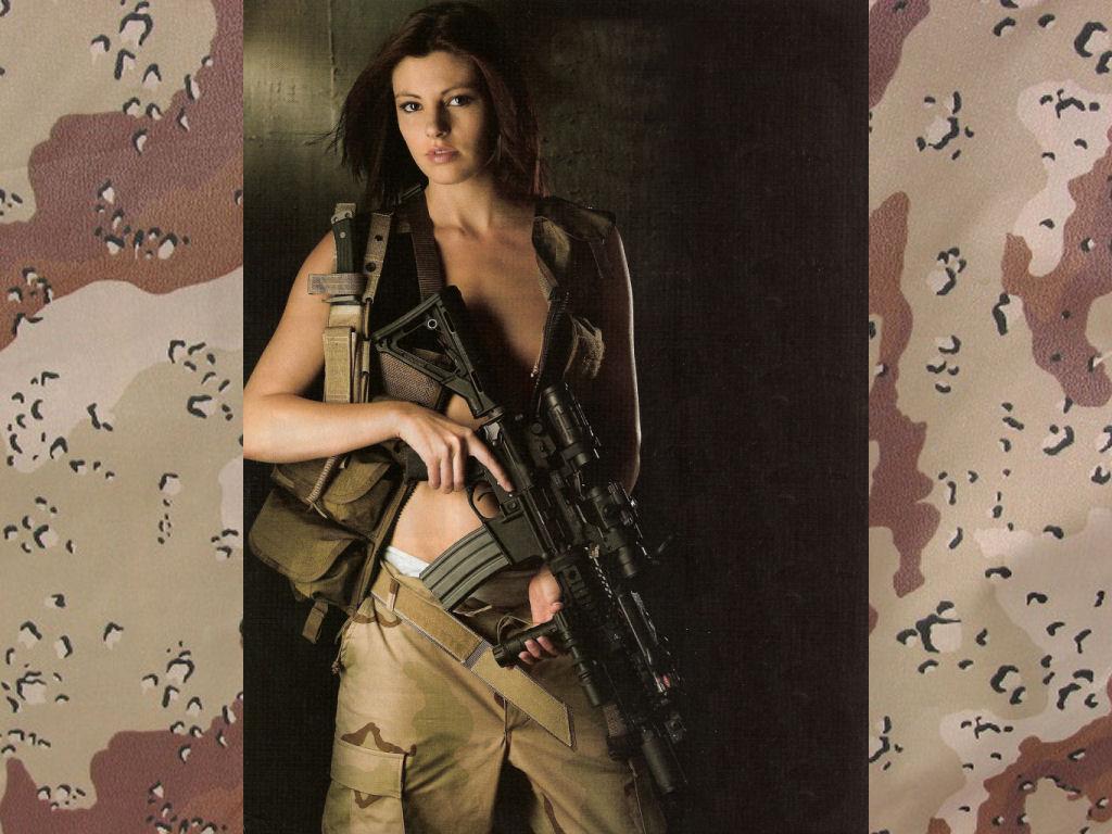 desert camo babe