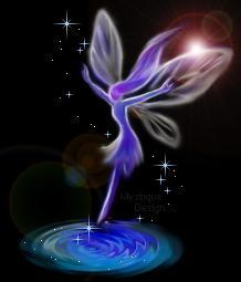 Fairy with blue swirl