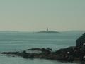 Memorial seen off the coast of Bailey Island, Maine