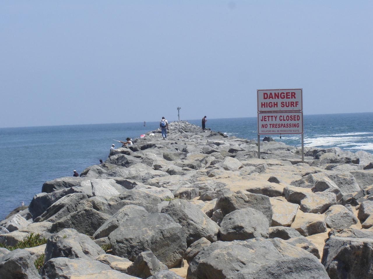 Jetty closed
