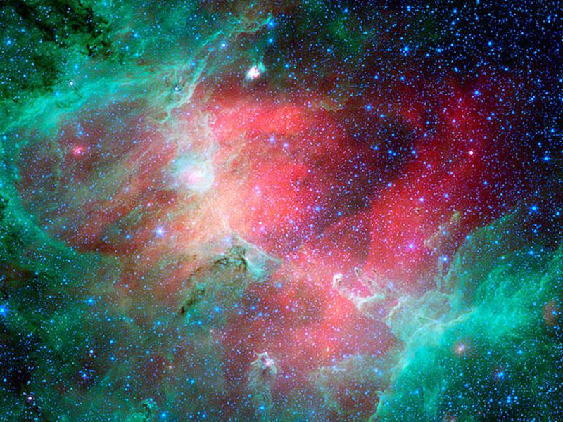 The Eagle Nebula in Infrared 