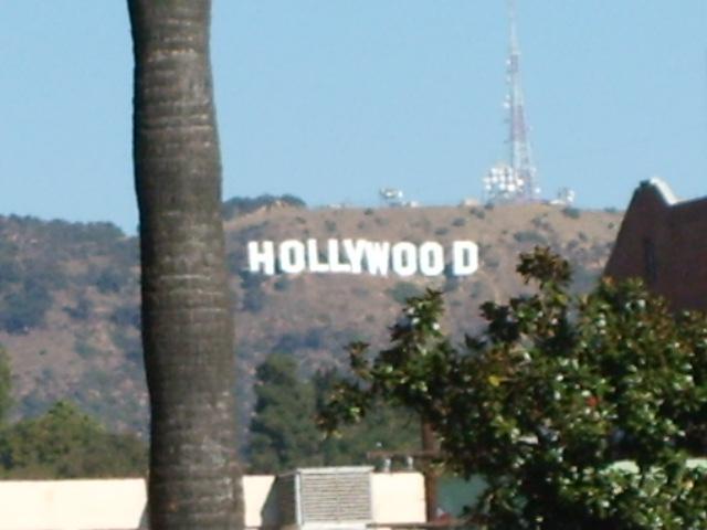Hollywood Sign From my Car