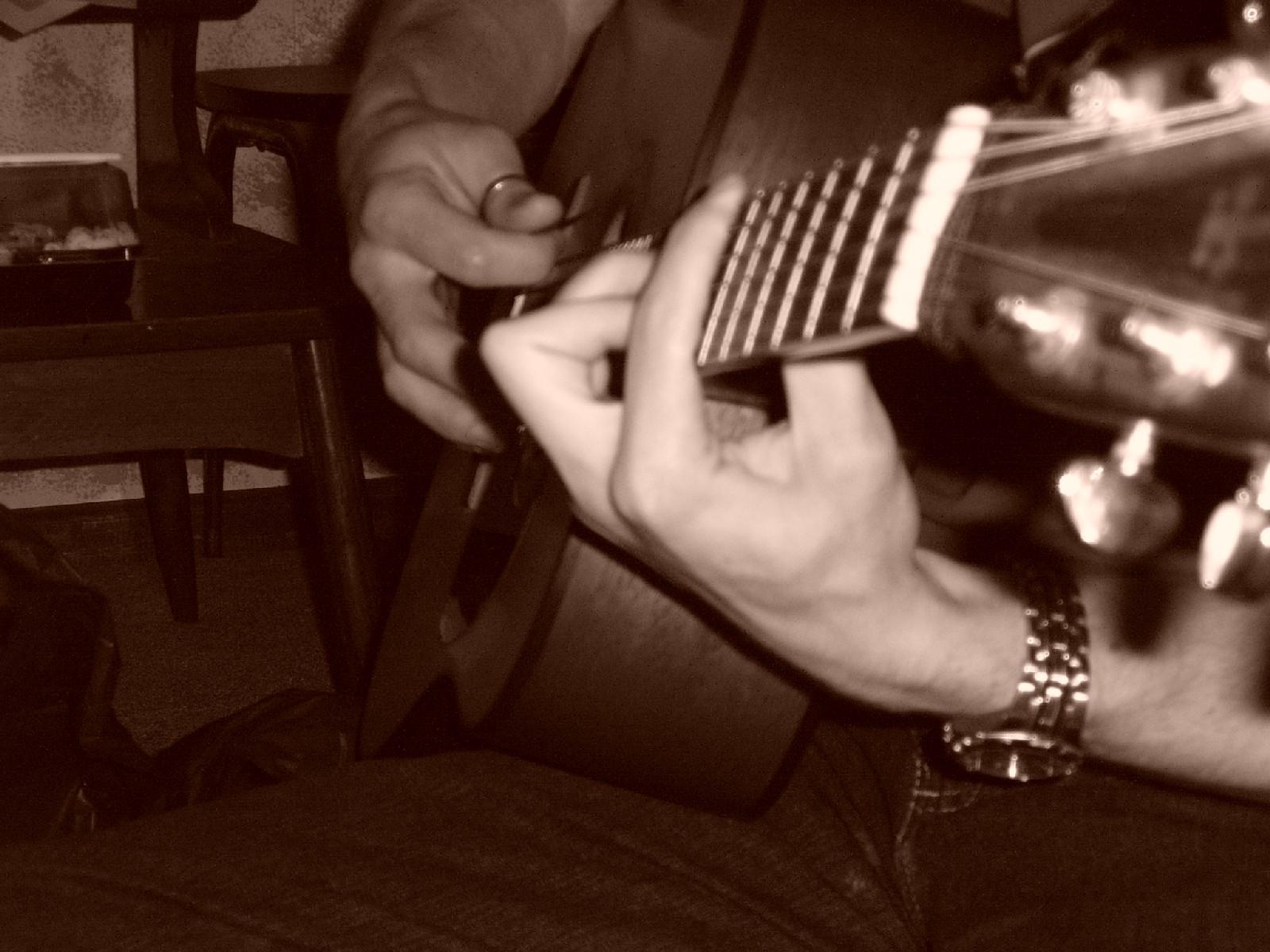 Sepia Guitar