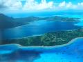 Island in the deep blue ocean