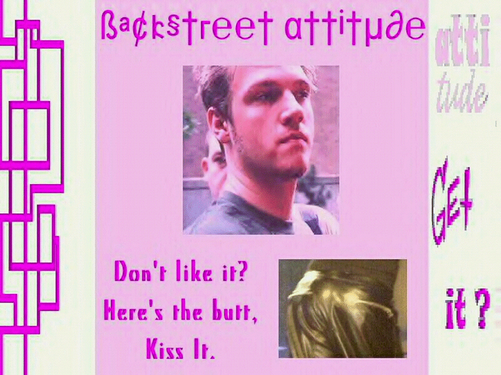 Nick Carter aka Bubble Butt