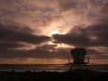 Ocean beach Sunset