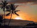 Sunset and water