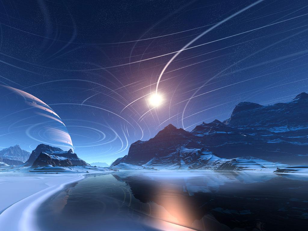 Mountains Blue