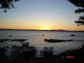 Sunset on Sebago Lake. Standish Maine