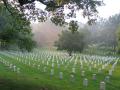 Arlington National Cemetery after a storm