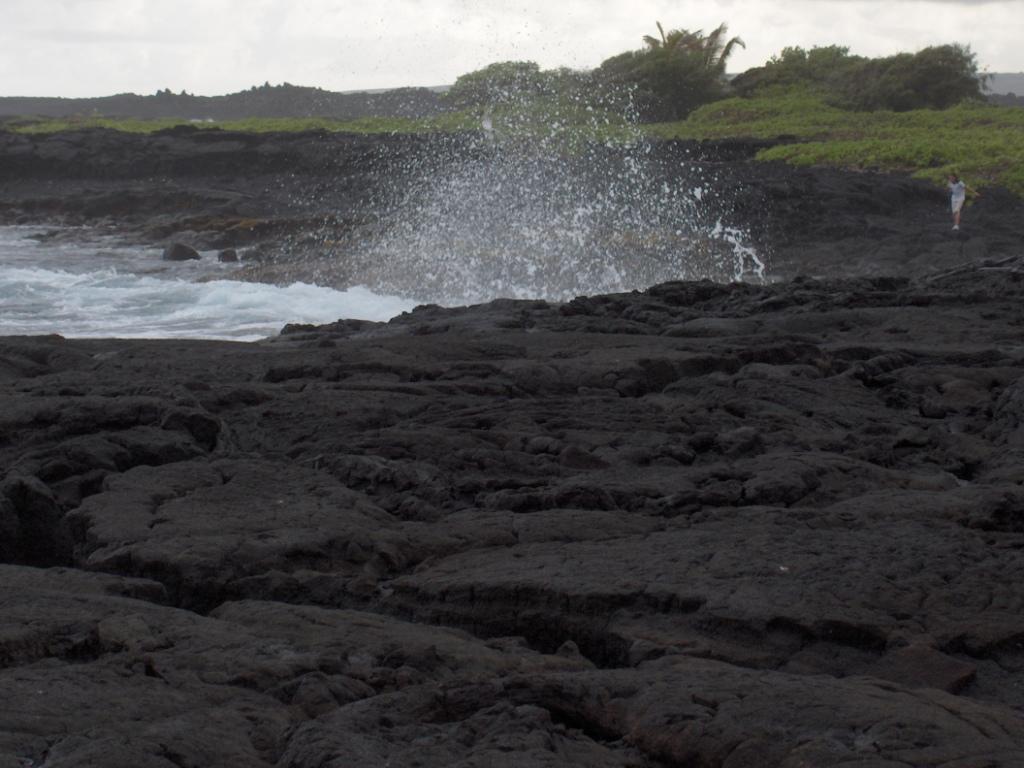 Big Island, black sand beach