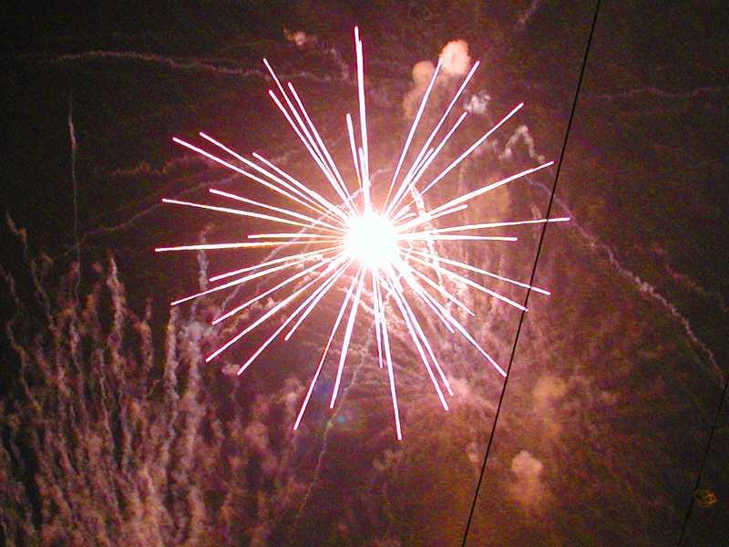 Red Fireworks